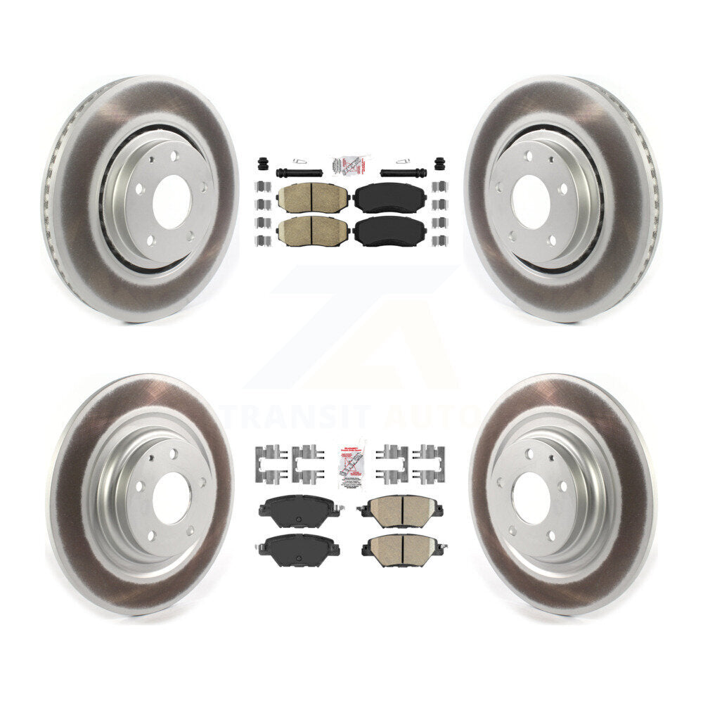 Transit Auto KGA-101476 Disc Brake Kit for 2016-2023 Mazda CX-9 - Front and Rear
