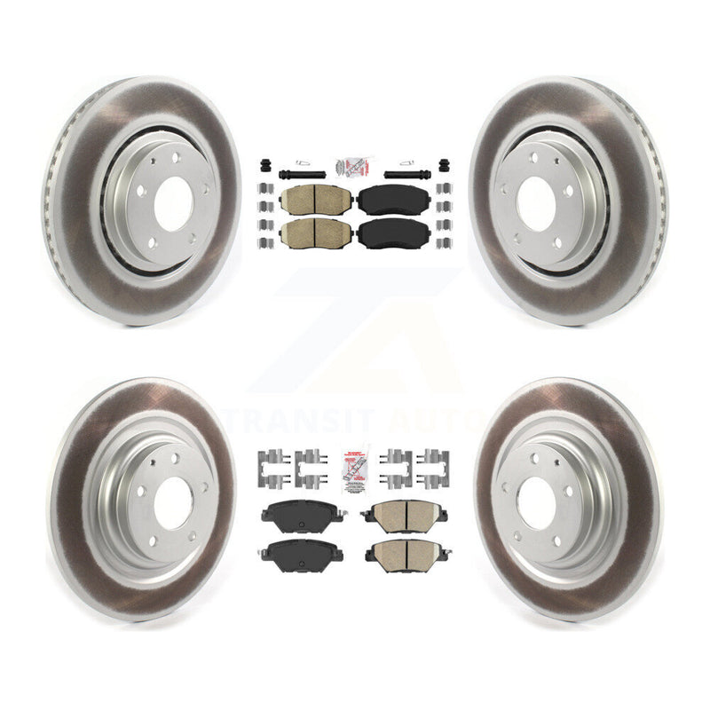 Transit Auto KGA-101476 Disc Brake Kit for 2016-2023 Mazda CX-9 - Front and Rear