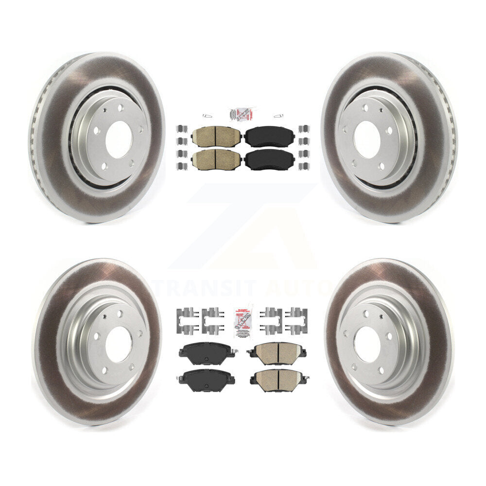 Transit Auto KGA-101477 Disc Brake Kit for 2016-2023 Mazda CX-9 - Front and Rear