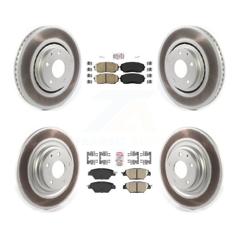 Transit Auto KGA-101477 Disc Brake Kit for 2016-2023 Mazda CX-9 - Front and Rear