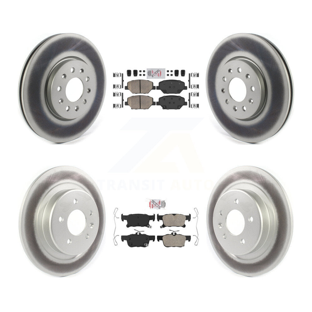 Transit Auto KGA-101480 Disc Brake Kit for 2016-2018 Buick Envision - Front and Rear