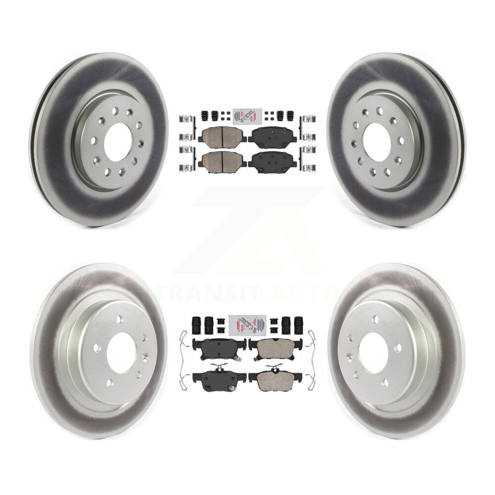 Transit Auto KGA-101484 Disc Brake Kit for 2016-2018 Buick Envision - Front and Rear