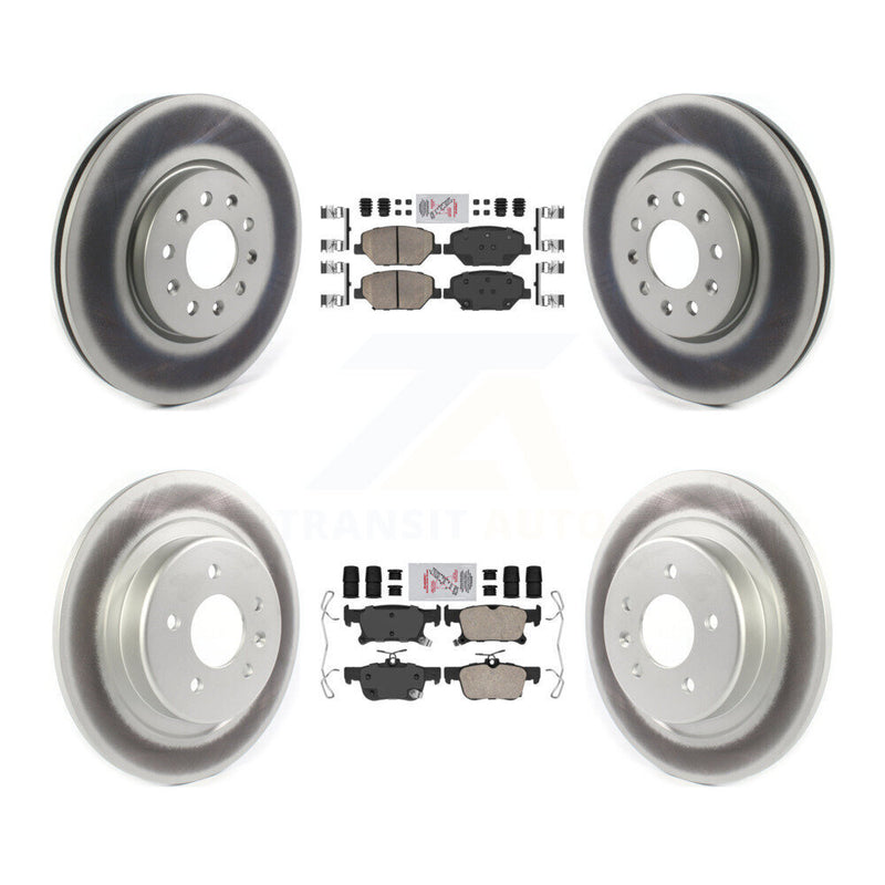 Transit Auto KGA-101484 Disc Brake Kit for 2016-2018 Buick Envision - Front and Rear