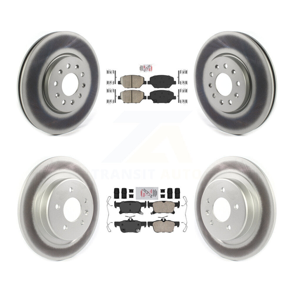 Transit Auto KGA-101485 Disc Brake Kit for 2016-2018 Buick Envision - Front and Rear
