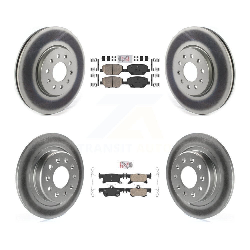 Transit Auto KGA-101486 Disc Brake Kit for 2016-2018 Buick Envision - Front and Rear