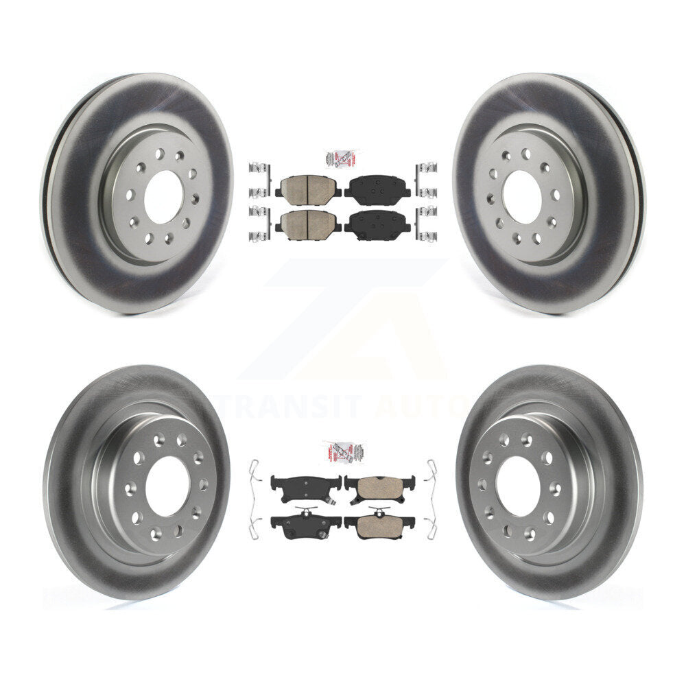 Transit Auto KGA-101487 Disc Brake Kit for 2016-2018 Buick Envision - Front and Rear