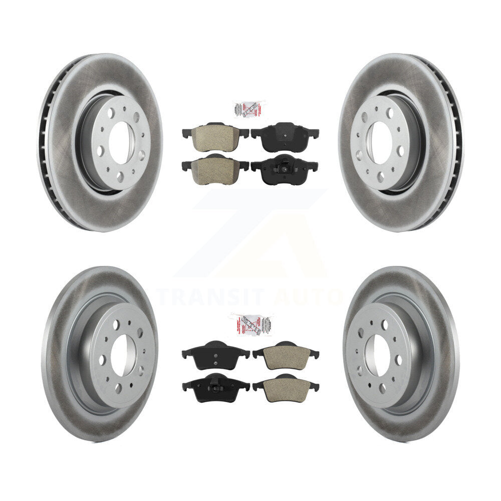 Transit Auto KGA-101491 Disc Brake Kit for 1999-2009 Volvo S60, Volvo S80 and More - Front and Rear