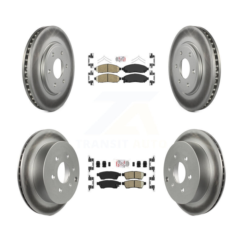 Transit Auto KGA-101499 Disc Brake Kit for 2005-2019 Suzuki Equator, Nissan Frontier - Front and Rear