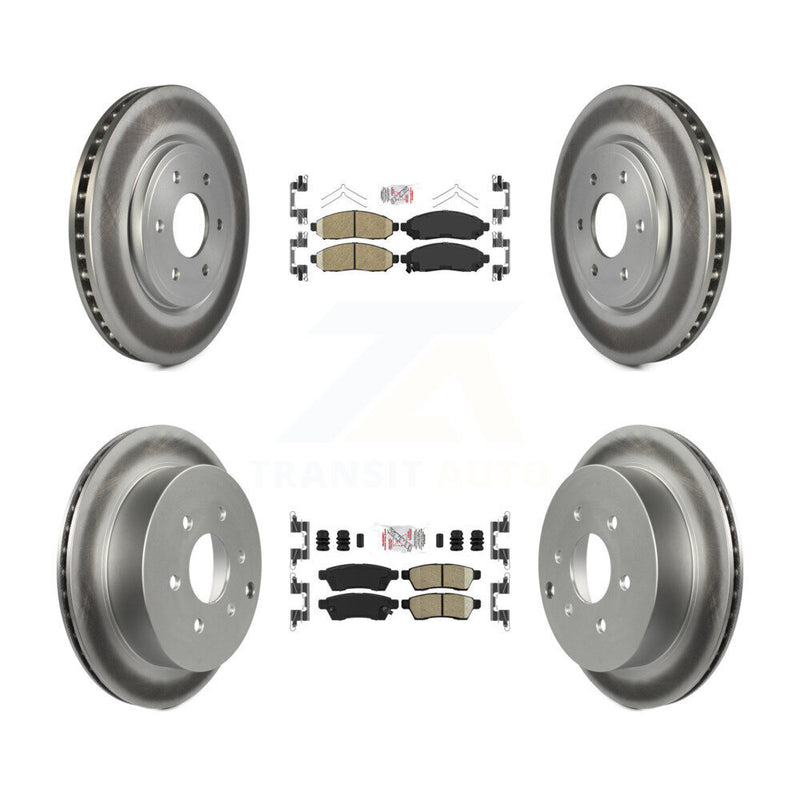 Transit Auto KGA-101501 Disc Brake Kit for 2005-2023 Nissan Frontier, Suzuki Equator, Nissan Xterra - Front and Rear