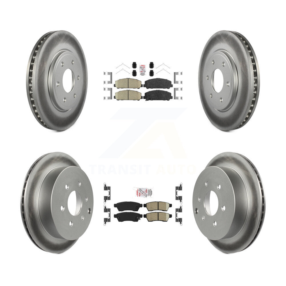 Transit Auto KGA-101503 Disc Brake Kit for 2011-2012 Suzuki Equator - Front and Rear