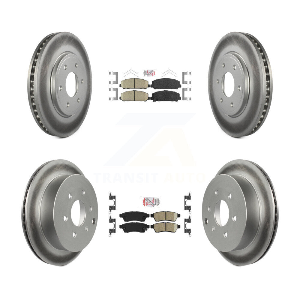 Transit Auto KGA-101504 Disc Brake Kit for 2011-2012 Suzuki Equator - Front and Rear