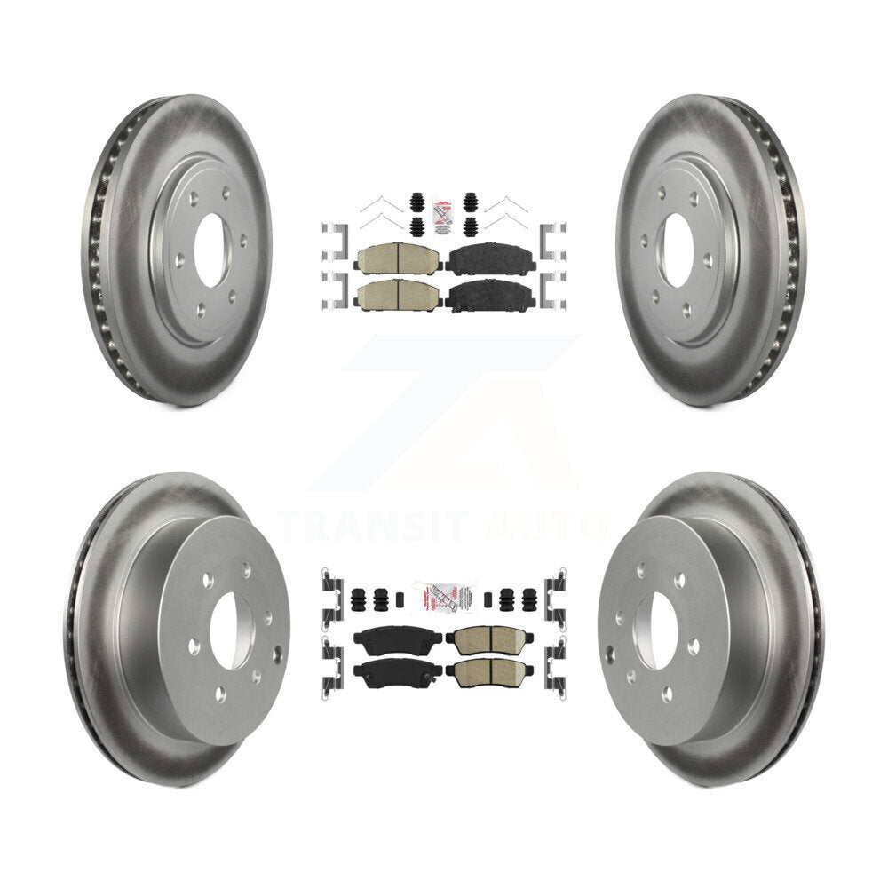 Transit Auto KGA-101505 Disc Brake Kit for 2011-2012 Suzuki Equator - Front and Rear