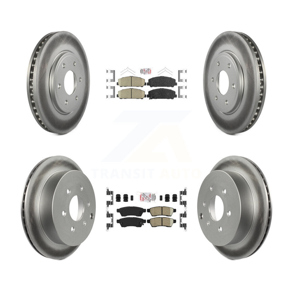 Transit Auto KGA-101506 Disc Brake Kit for 2011-2012 Suzuki Equator - Front and Rear