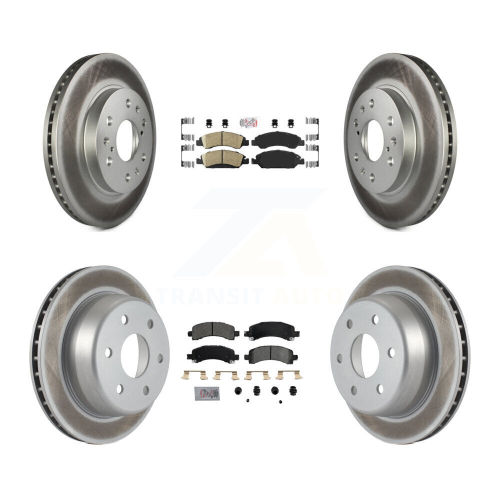 Transit Auto KGA-101508 Disc Brake Kit for 2009-2014 Chevrolet Express 1500, GMC Savana 1500 - Front and Rear