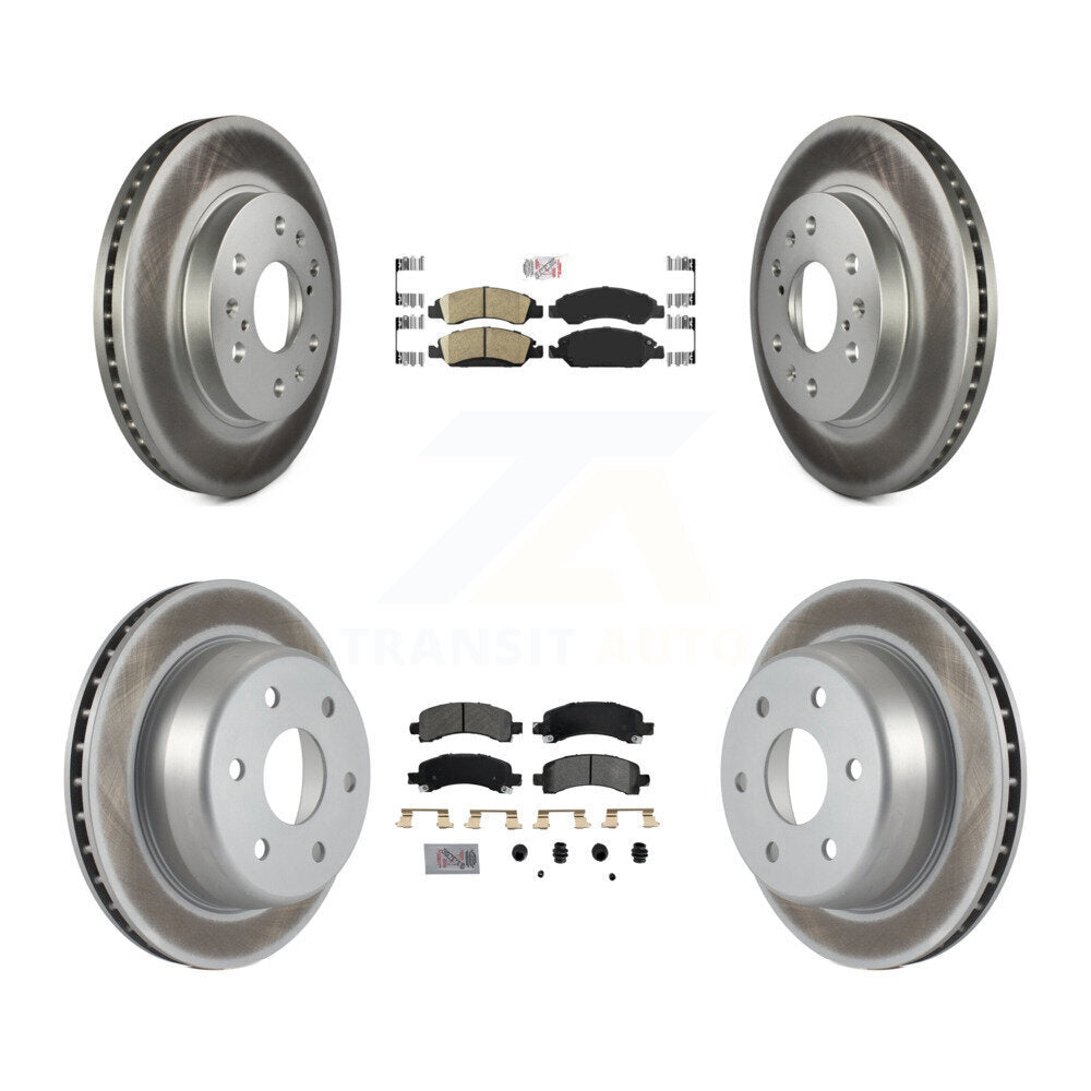 Transit Auto KGA-101510 Disc Brake Kit for 2009-2014 Chevrolet Express 1500, GMC Savana 1500 - Front and Rear