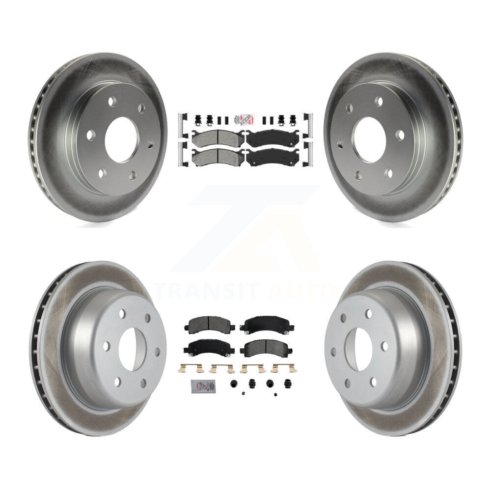 Transit Auto KGA-101515 Disc Brake Kit for 2002-2008 Cadillac Escalade, Chevrolet Avalanche 1500 and More - Front and Rear