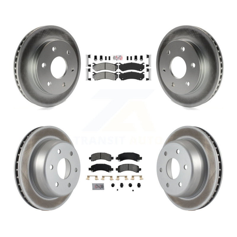 Transit Auto KGA-101515 Disc Brake Kit for 2002-2008 Cadillac Escalade, Chevrolet Avalanche 1500 and More - Front and Rear