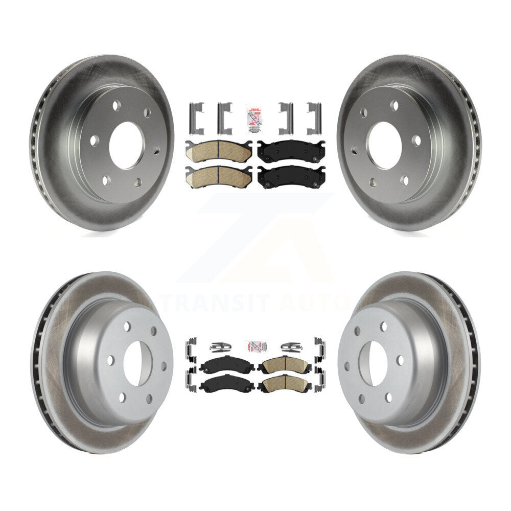 Transit Auto KGA-101516 Disc Brake Kit for 2000-2006 Chevrolet Silverado 1500, GMC Sierra 1500 and More - Front and Rear