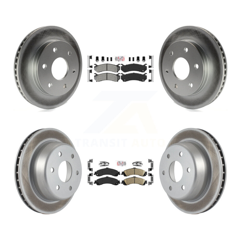 Transit Auto KGA-101517 Disc Brake Kit for 2000-2006 Chevrolet Silverado 1500, GMC Sierra 1500 and More - Front and Rear