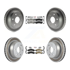 Transit Auto KGA-101517 Disc Brake Kit for 2000-2006 Chevrolet Silverado 1500, GMC Sierra 1500 and More - Front and Rear