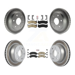 Transit Auto KGA-101518 Disc Brake Kit for 2002-2008 Cadillac Escalade, Chevrolet Avalanche 1500 and More - Front and Rear