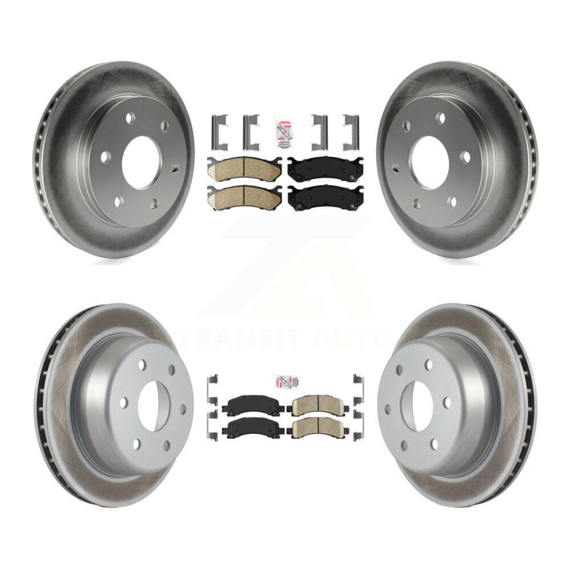 Transit Auto KGA-101518 Disc Brake Kit for 2002-2008 Cadillac Escalade, Chevrolet Avalanche 1500 and More - Front and Rear