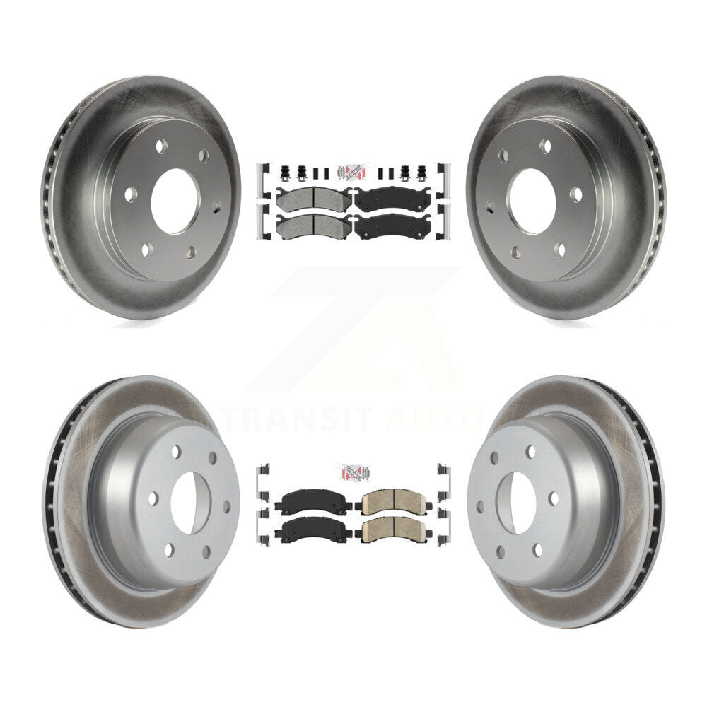 Transit Auto KGA-101519 Disc Brake Kit for 2002-2008 Cadillac Escalade, Chevrolet Avalanche 1500 and More - Front and Rear