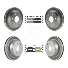 Transit Auto KGA-101519 Disc Brake Kit for 2002-2008 Cadillac Escalade, Chevrolet Avalanche 1500 and More - Front and Rear
