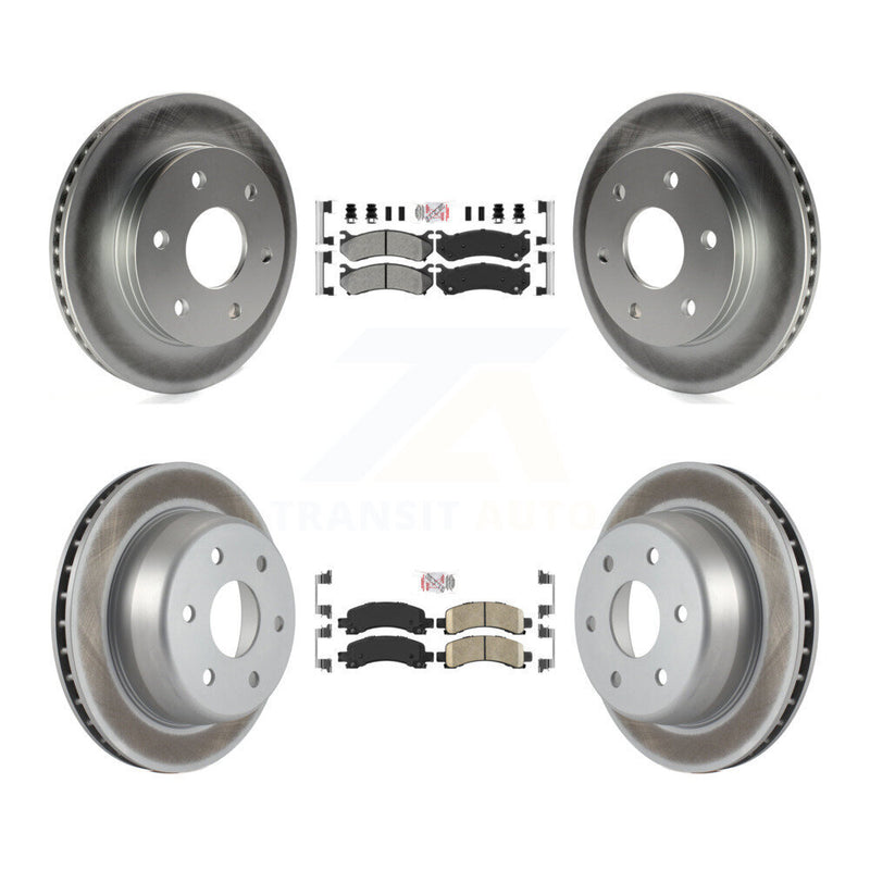 Transit Auto KGA-101519 Disc Brake Kit for 2002-2008 Cadillac Escalade, Chevrolet Avalanche 1500 and More - Front and Rear