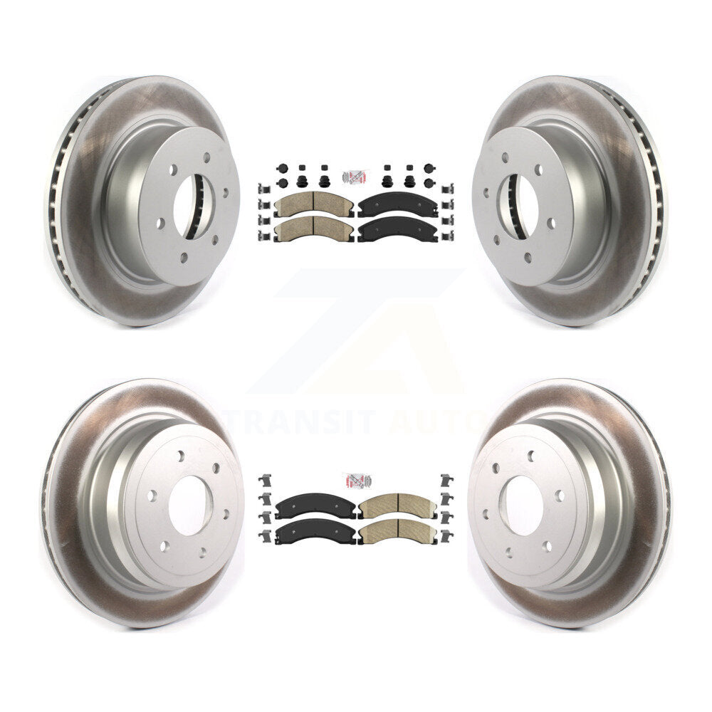 Transit Auto KGA-101539 Disc Brake Kit for 2016-2024 Nissan TITAN XD - Front and Rear