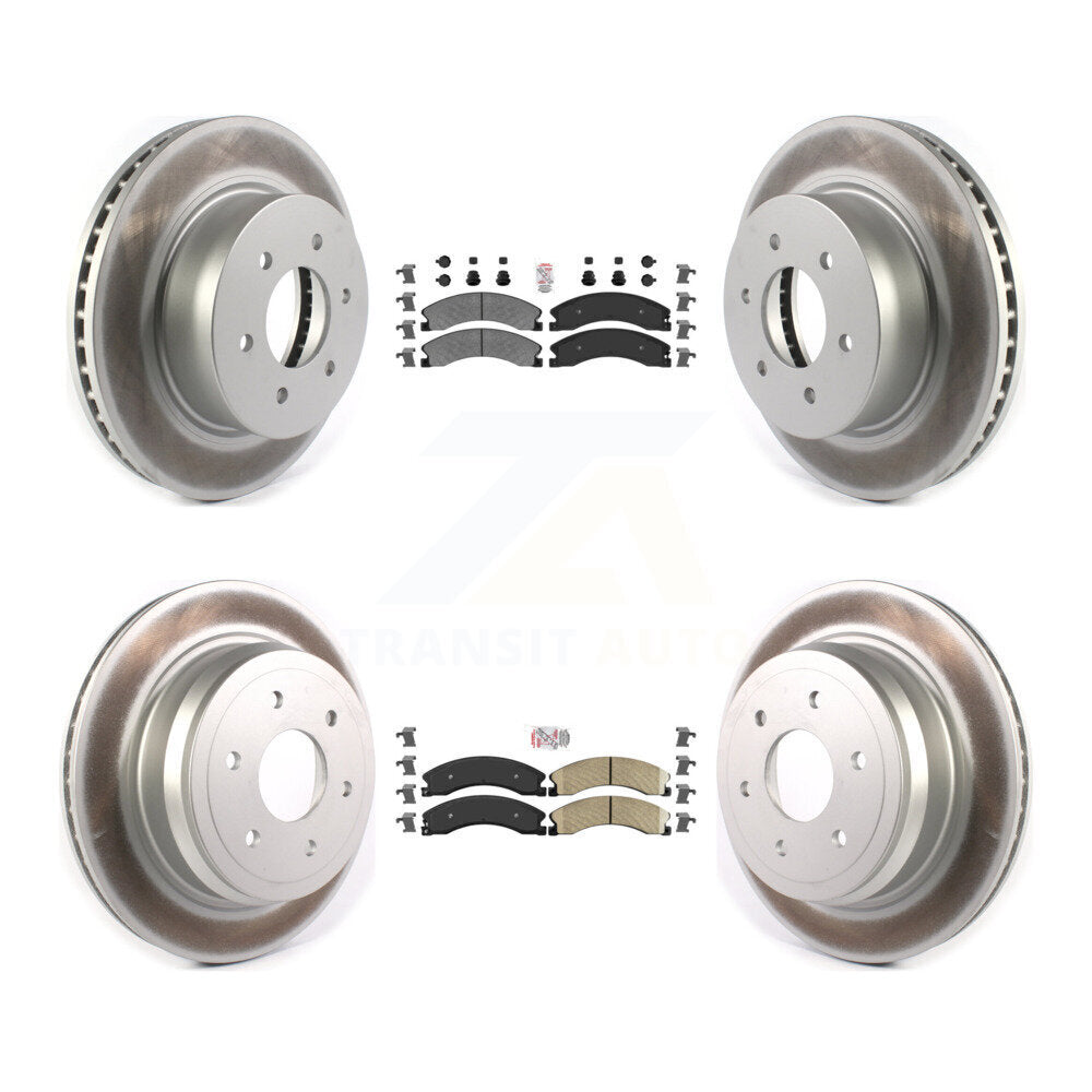 Transit Auto KGA-101540 Disc Brake Kit for 2016-2024 Nissan TITAN XD - Front and Rear