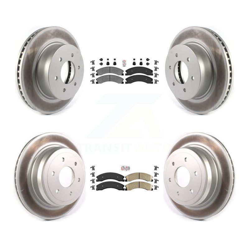 Transit Auto KGA-101540 Disc Brake Kit for 2016-2024 Nissan TITAN XD - Front and Rear