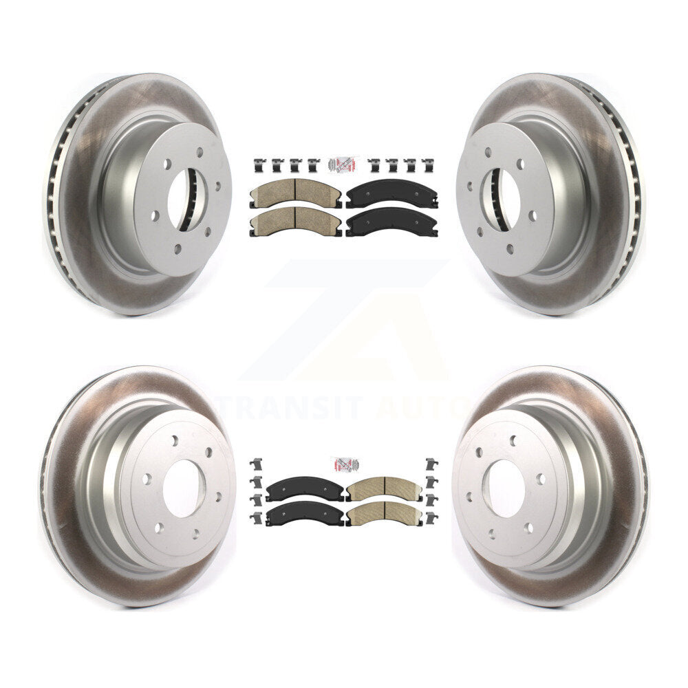 Transit Auto KGA-101541 Disc Brake Kit for 2016-2024 Nissan TITAN XD - Front and Rear