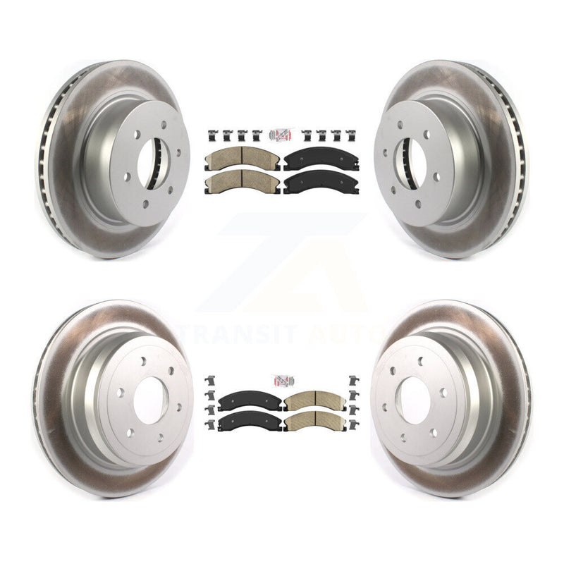 Transit Auto KGA-101541 Disc Brake Kit for 2016-2024 Nissan TITAN XD - Front and Rear