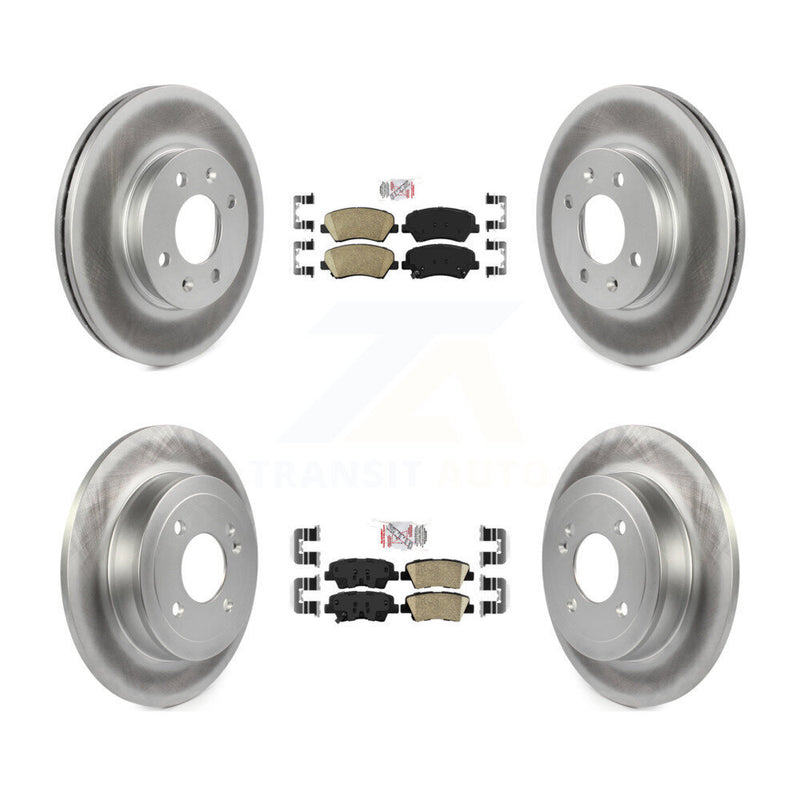 Transit Auto KGA-101542 Disc Brake Kit for 2012-2018 Kia Rio, Hyundai Accent - Front and Rear
