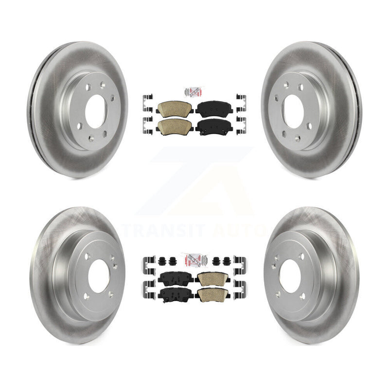 Transit Auto KGA-101543 Disc Brake Kit for 2012-2018 Kia Rio, Hyundai Accent - Front and Rear