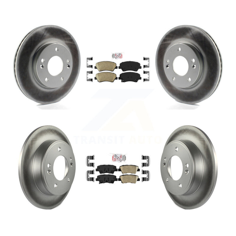 Transit Auto KGA-101544 Disc Brake Kit for 2011-2016 Hyundai Elantra GT, Kia Forte and More - Front and Rear