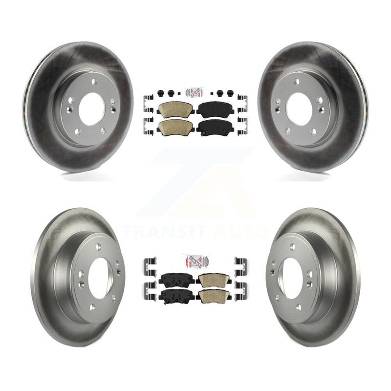 Transit Auto KGA-101546 Disc Brake Kit for 2011-2016 Hyundai Elantra GT, Kia Forte and More - Front and Rear