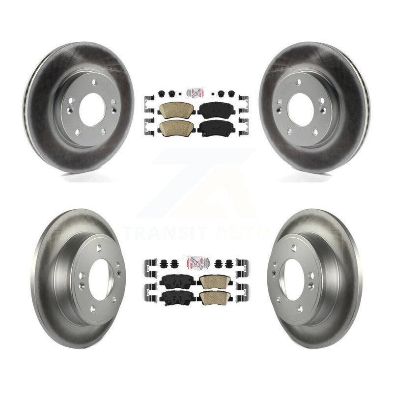 Transit Auto KGA-101547 Disc Brake Kit for 2011-2016 Hyundai Elantra GT, Kia Forte and More - Front and Rear