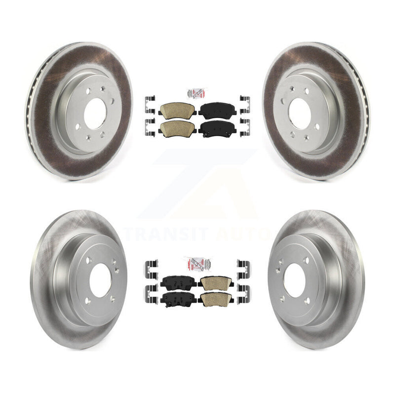 Transit Auto KGA-101548 Disc Brake Kit for 2012-2017 Kia Rio - Front and Rear
