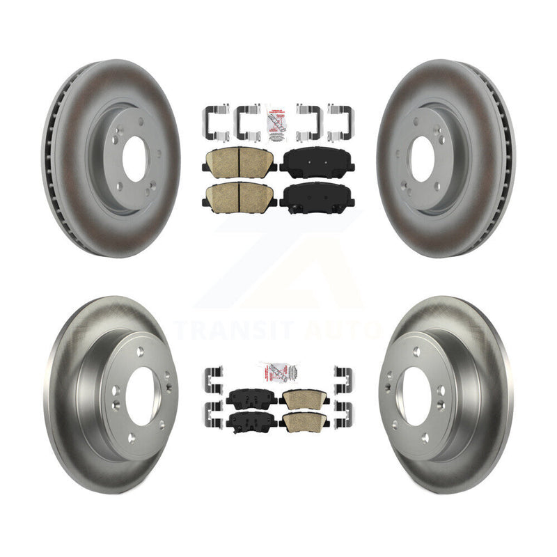 Transit Auto KGA-101549 Disc Brake Kit for 2013-2015 Hyundai Veloster - Front and Rear