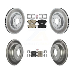 Transit Auto KGA-101552 Disc Brake Kit for 2014-2017 Hyundai Tucson, Kia Cadenza - Front and Rear