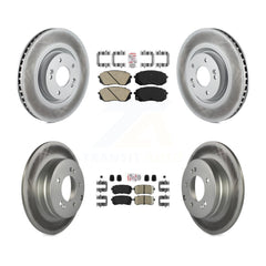 Transit Auto KGA-101554 Disc Brake Kit for 2014-2017 Hyundai Tucson, Kia Cadenza - Front and Rear