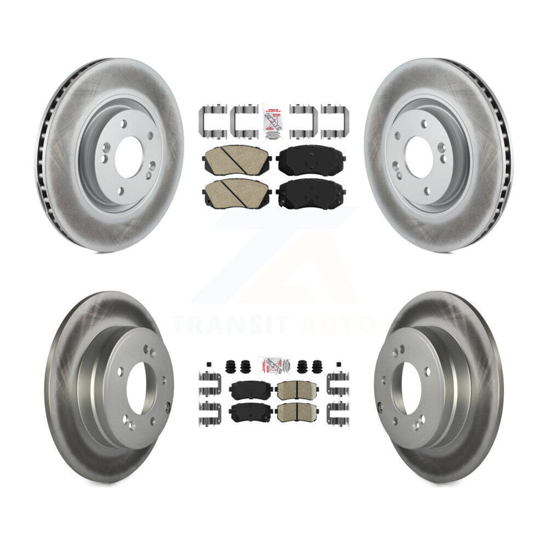 Transit Auto KGA-101554 Disc Brake Kit for 2014-2017 Hyundai Tucson, Kia Cadenza - Front and Rear