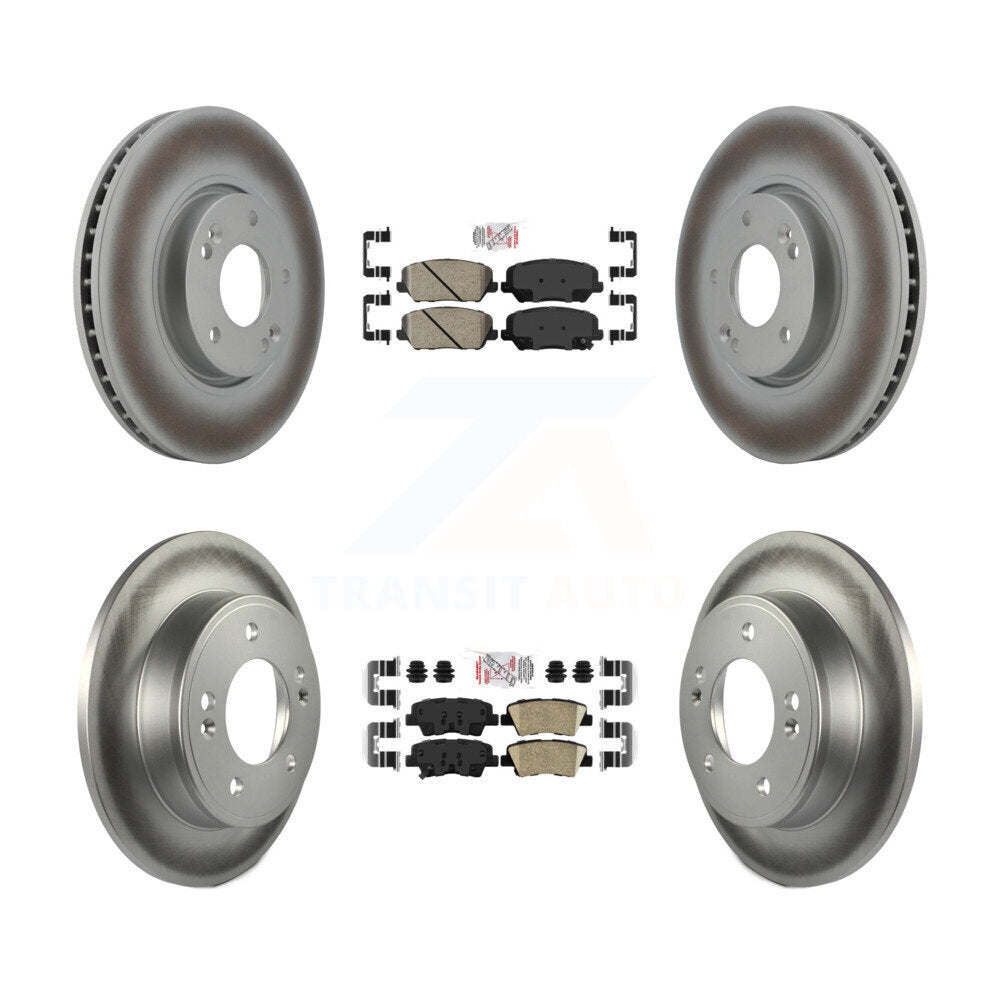 Transit Auto KGA-101556 Disc Brake Kit for 2014-2016 Kia Forte, Kia Forte Koup, Kia Forte5 - Front and Rear