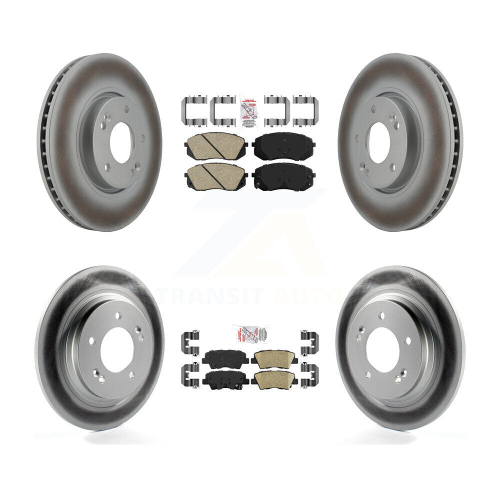 Transit Auto KGA-101566 Disc Brake Kit for 2016 Kia Soul EV - Front and Rear