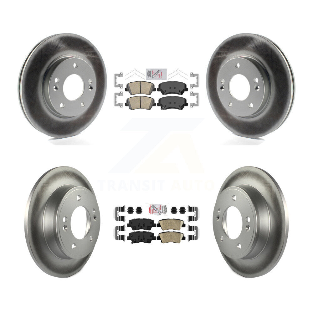 Transit Auto KGA-101572 Disc Brake Kit for 2016-2017 Kia Forte Koup, Hyundai Elantra GT - Front and Rear