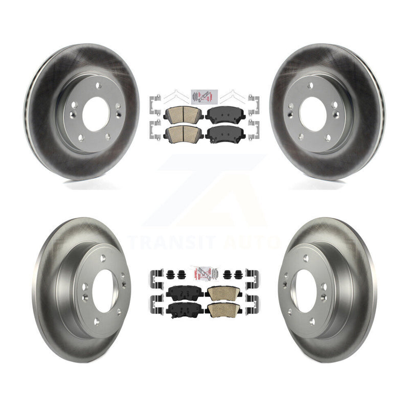 Transit Auto KGA-101572 Disc Brake Kit for 2016-2017 Kia Forte Koup, Hyundai Elantra GT - Front and Rear