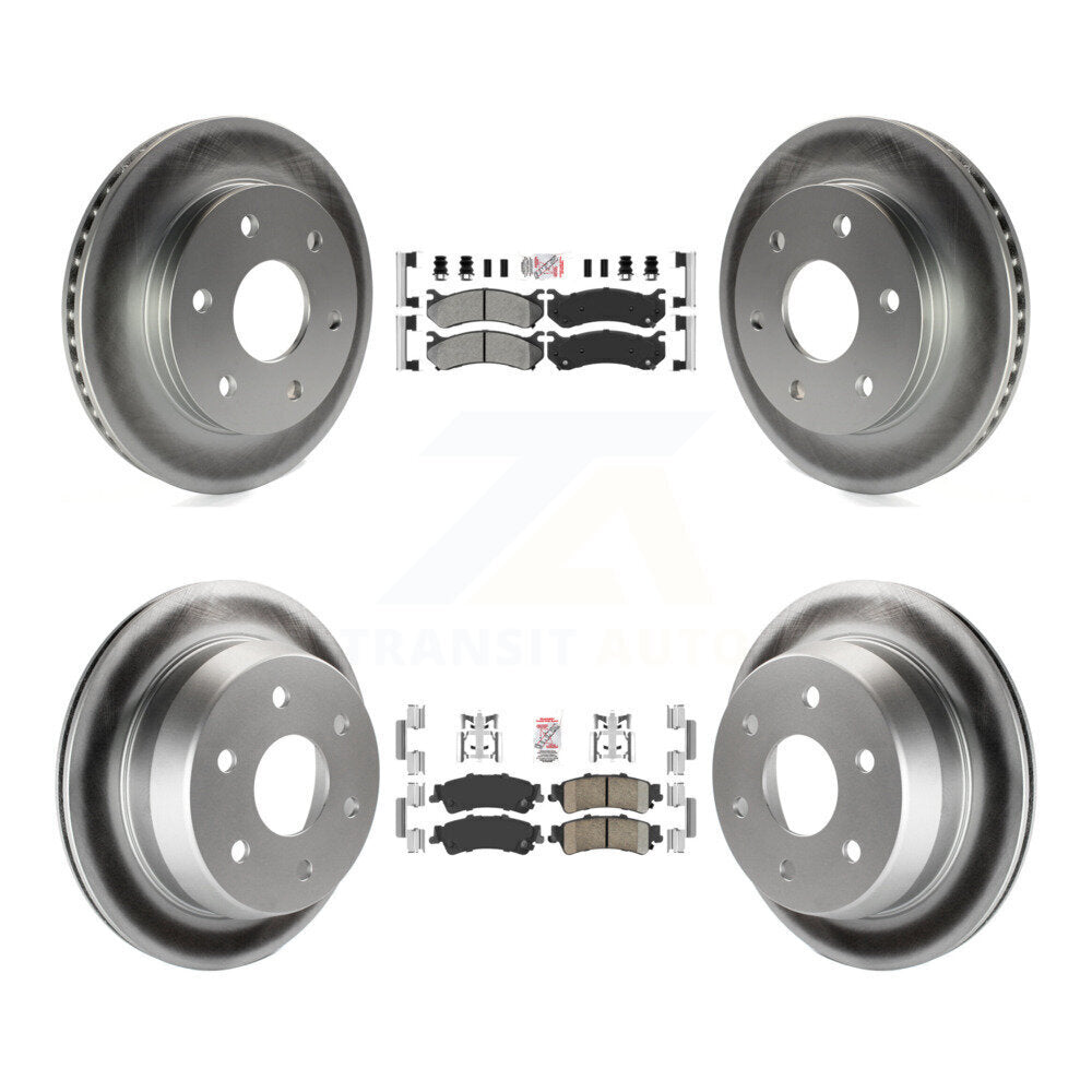 Transit Auto KGA-101586 Disc Brake Kit for 1999-2007 Chevrolet Silverado 1500 Classic, GMC Sierra 1500 Classic and More - Front and Rear