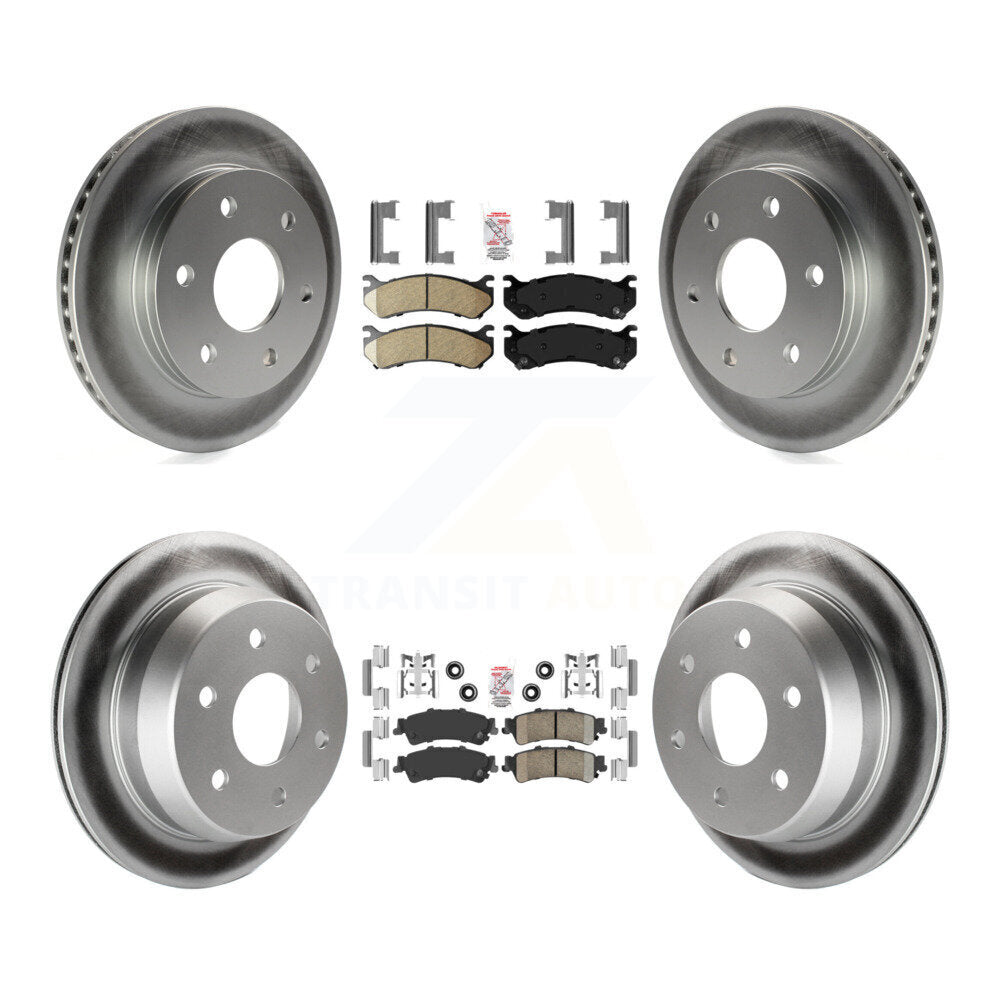 Transit Auto KGA-101589 Disc Brake Kit for 1999-2007 Chevrolet Silverado 1500 Classic, GMC Sierra 1500 Classic and More - Front and Rear